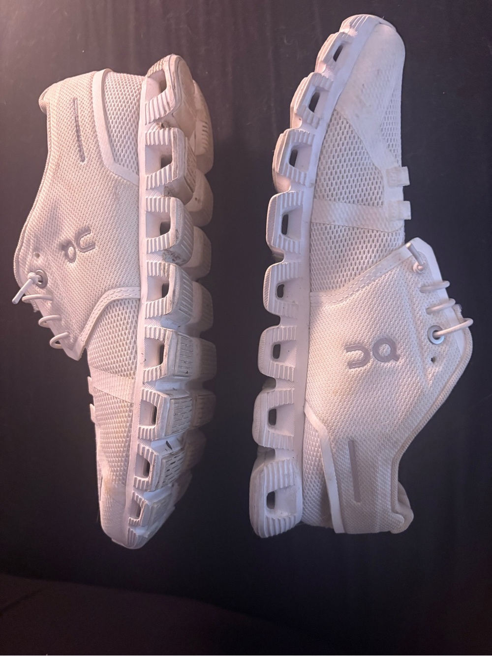 On Running Cloud Men's Athletic Shoes - White